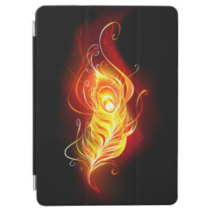 Fire Peacock Feather iPad Air Cover
