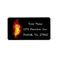 Fire Peacock Feather