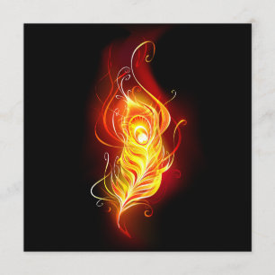 Fire Peacock Feather Menu
