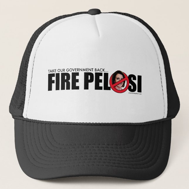 Fire Pelosi Trucker Hat (Front)