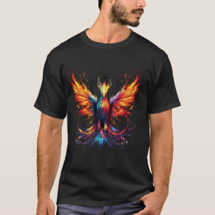 Fire Phoenix Bird Rejuvenation Mythical Bird Rebor T-Shirt