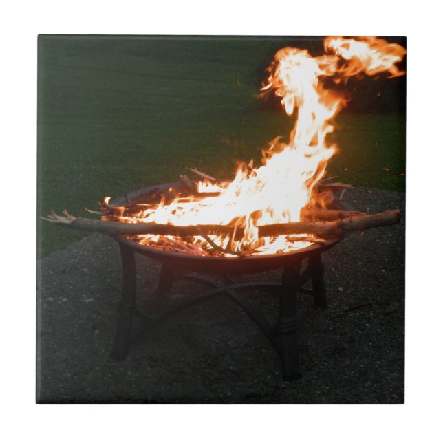 Fire pit bonfire image tile (Front)