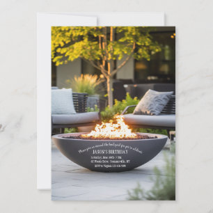 Fire Pit Invitation