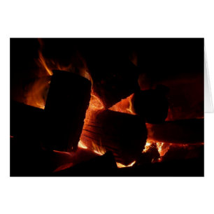 Fire Pit Winter Burning Logs