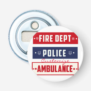 Fire Police Ambulance Thunder_Cove Bottle Opener