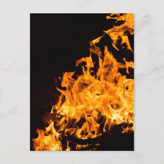 Fire postcard
