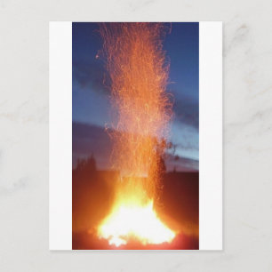 Fire Postcard