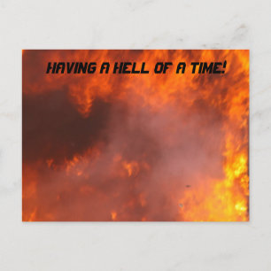 Fire postcard