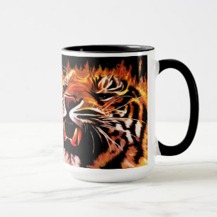 Fire Power Tiger Mug