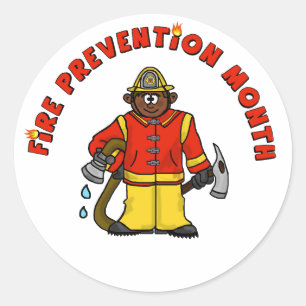 Fire Prevention Month Stickers - Ver. 2  Customise