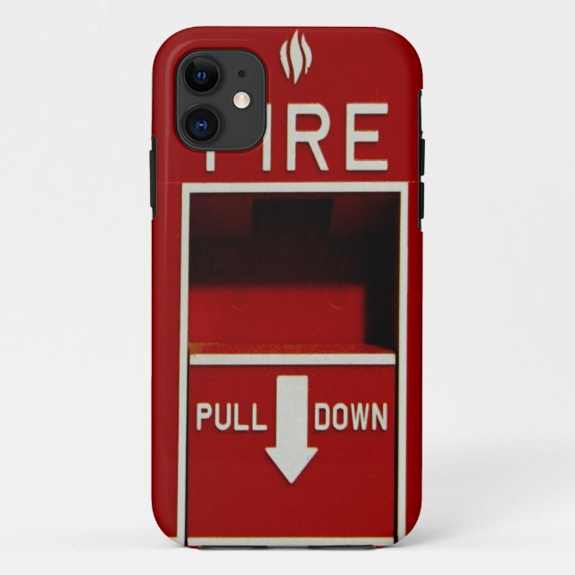 Fire Pull Station iPhone 5 Case (Back)