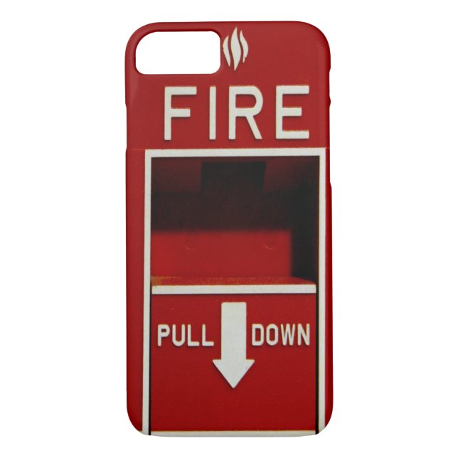 Fire Pull Station iPhone 7 case (Back)