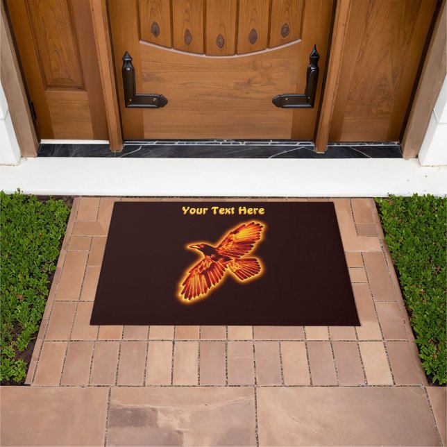 Fire Raven Doormat (Outdoor)