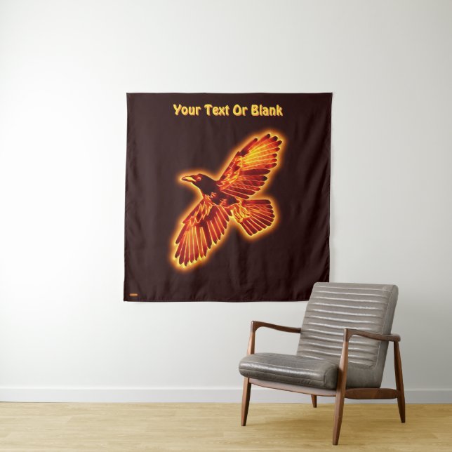 Fire Raven Tapestry (In Situ)