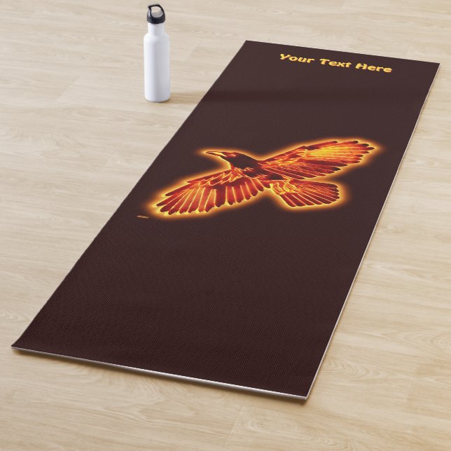 Fire Raven Yoga Mat (In Situ)