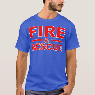FIRE RESCUE FIRE FIGHTER FIREMAN KIDS YOUTH ADULT T-Shirt
