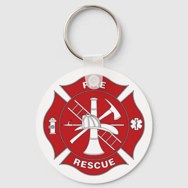 Fire Rescue Keychain (Front)