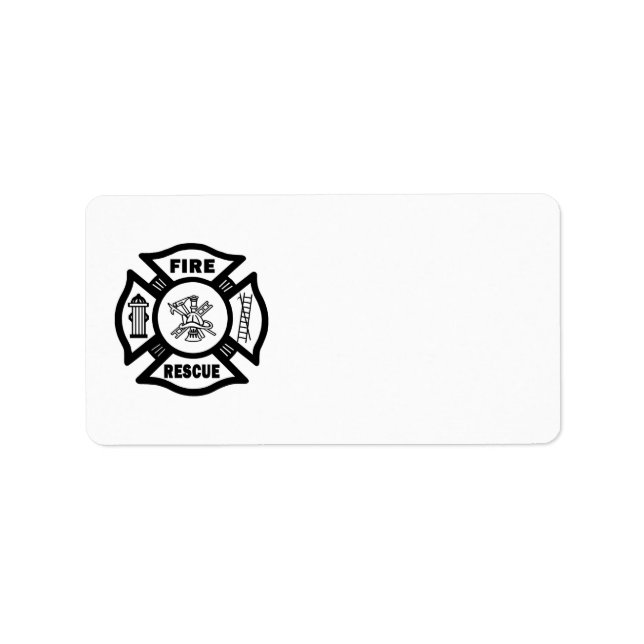 Fire Rescue Label (Front)