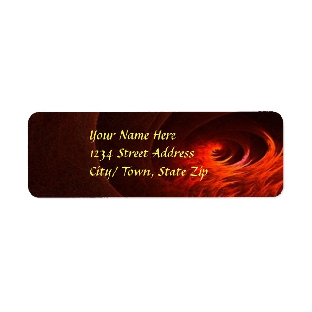 Fire Return Address Labels (Front)