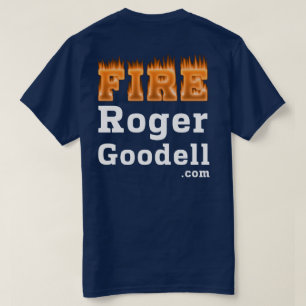 Fire Roger Goodell t-shirt Dark Style