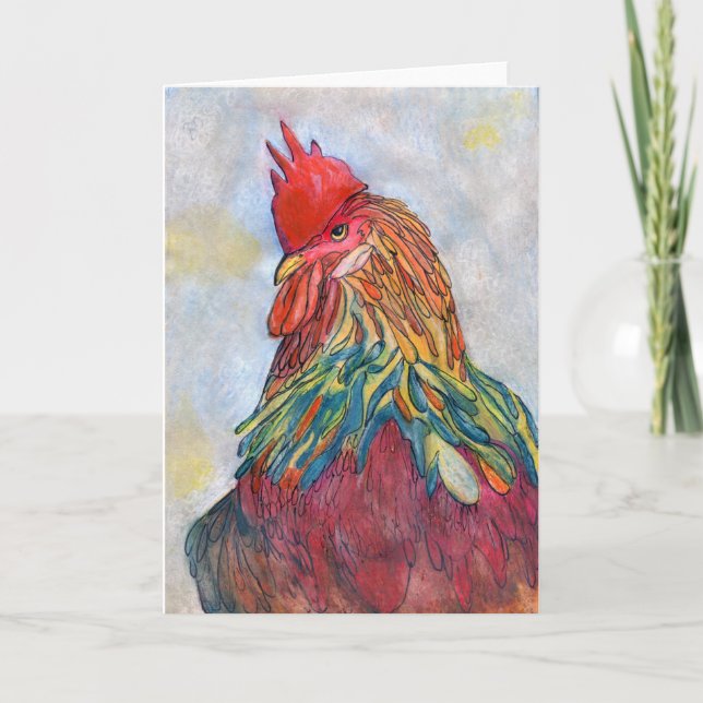 Fire Rooster Card (Front)