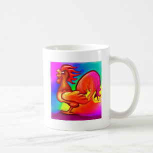 Fire Rooster Coffee Mug