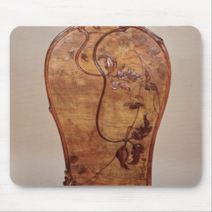 Fire screen with marquetry of various woods mouse mat
