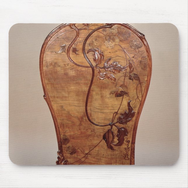 Fire screen with marquetry of various woods mouse mat (Front)