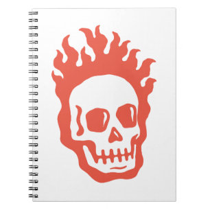 Fire Skull Notebook