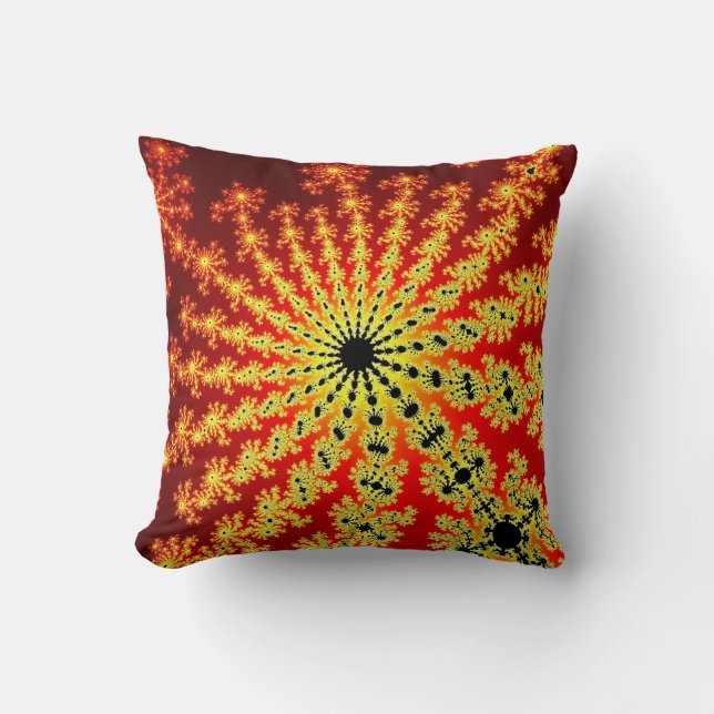Fire Spark Burst Cushion (Front)