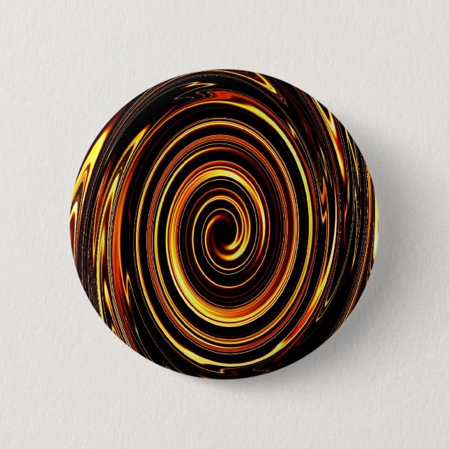 Fire Spiral - II 6 Cm Round Badge (Front)