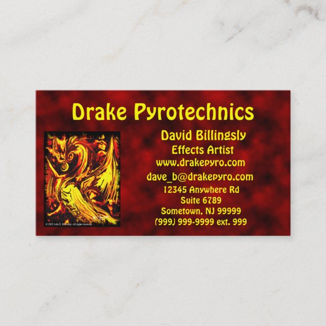 Fire Spirit Business Card (Front)