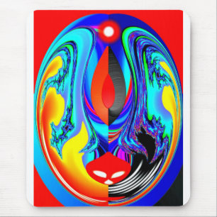 Fire spirit mouse mat
