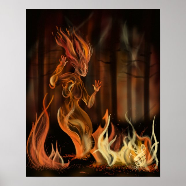 Fire Spirit Poster (Front)