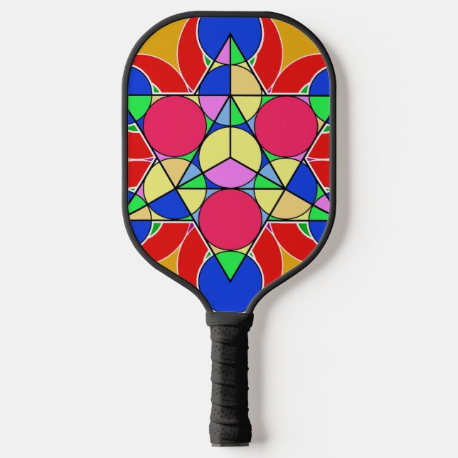 Fire Star Pickleball Paddle (Front)