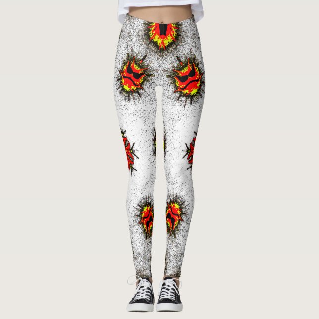Fire Tear Leggings (Front)