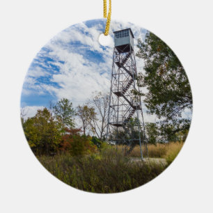 Fire Tower Runge Ceramic Tree Decoration