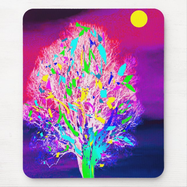 Fire Tree Mouse Mat (Front)