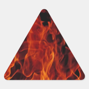 Fire Triangle Sticker