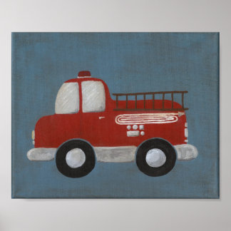 Fire Truck 8 X 10 Poster