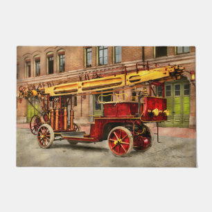 Fire Truck - An electric ladder truck 1907 Doormat