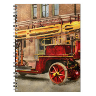 Fire Truck - An electric ladder truck 1907 Notebook