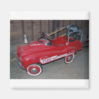 Fire Truck Antique Children's toy Magnet