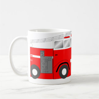 Fire truck coffee mug