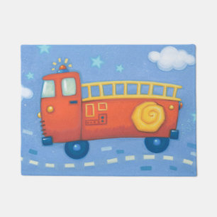 Fire Truck Doormat