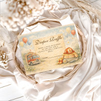 Fire Truck Firefighter Diapper Raffle