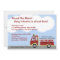 Fire Truck FIremen 5x7 Baby Shower Invitation