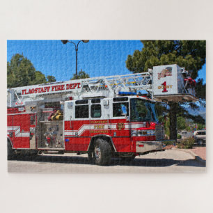 Fire truck, Flagstaff,  Arizona Jigsaw Puzzle