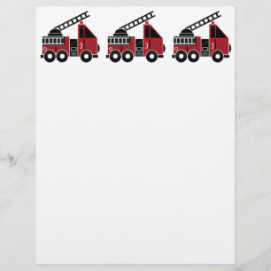 Fire truck letterhead