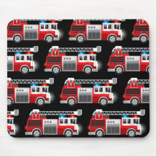 Fire truck mouse mat